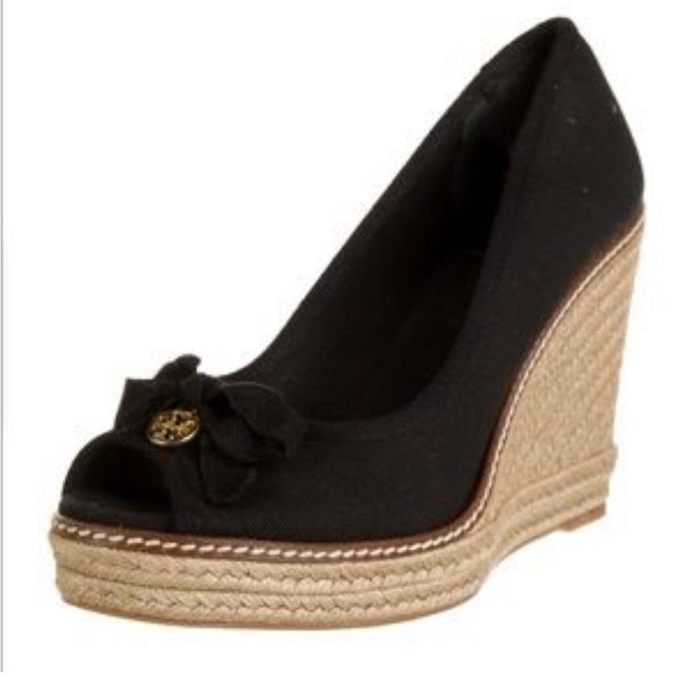 TORY BURCH Jackie Bow Accents Espadrilles